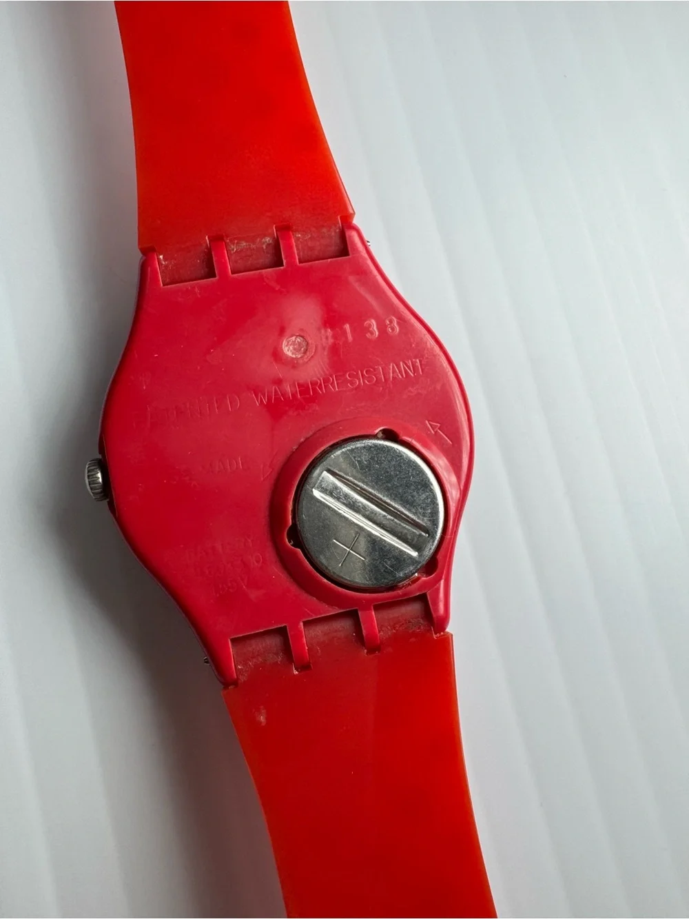 Swatch Watch “Berry Dots” 35mm evokes Minnie Mouse / Disney aesthetic